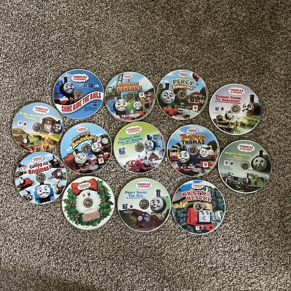Thomas the Tank Engine - Thomas & Friends - Lot Of 13 - DVD Disc‎ Only - Picture 1 of 8